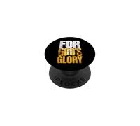 For GOD's Glory - Christian Faith Graphic with Cross PopSockets Adhesive PopGrip