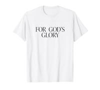 for God's Glory - Christian Faith Minimal Text Graphic Value Graphic T-Shirt