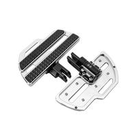 For Gold For Wing For GL1800 2001-2024 1 Pair Chrome Wide FootPegs Compatible With Front Rider Floorboards Motorcycle Foot Pegs