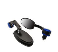 For Goldwing 1800 GL1800 ABS F6B Silver Wing 600 7/8" 22mm Motorcycle Mirror Handle Bar End Rearview Side(BLUE)