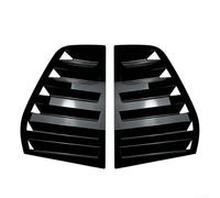 For Golf 5 MK5 2003-2008 Rear Side Window Spoiler Louver Cover Trim for Ambient Light Control and Profile Accent (Glossy Black)