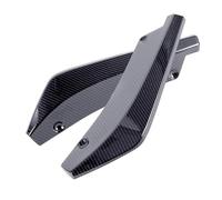 For Golf 7 Universal Car Front Rear Bumper Strip Lip Spoiler Diffuser Splitter Scratch Protector Winglets Side Skirt Extension JUNOOS(Carbon Look)