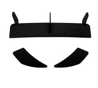 for Golf 7R Golf 7 R 2013-2016, Black Rear Bumper Diffuser, Spoiler Splitter, Fin Mouldings