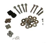 for Golf Cart for suntop Hardware Kit 58-Piece Stainless Steel for Ezgo | Includes screws nuts bushings spacers rear strut plastic for 2-seater carts fits OEM75465