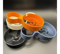 For Google Nest Mini (2nd Generation) - 3D-Printed Wall Mount Holder (White)