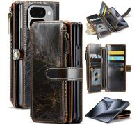 for Google Pixel 10 Pro Fold Wallet Case,Pixel 10 Pro Fold PU Leather Phone Case with RFID Blocking Card Holder Magnetic Snap Flip Zipper Strap Kickstand Shockproof Cover for Google 10Fold,Coffer