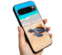 for Google Pixel 10 Pro XL Case,Beach Turtle Cover | Slim TPU Soft Cover,Shockproof Flexible Protective Case with Raised Camera & Screen Edges,Lightweight Anti-Scratch