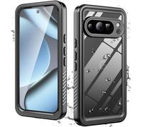 for Google Pixel 10 Pro XL Case Waterproof with Built-in Lens & Screen Protector, [IP68 Waterproof] [Military Drop Proof], Full Body Underwater Protective Clear Cover for Pixel 10 Pro XL (Black)