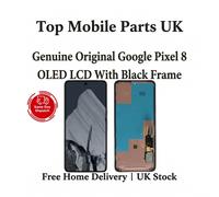For Google Pixel 8 G9BQD Genuine OLED Display Touch Digitizer Black Frame UK
