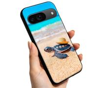 for Google Pixel 9/9 Pro Case,Beach Turtle Cover | Slim TPU Soft Cover,Shockproof Flexible Protective Case with Raised Camera & Screen Edges,Lightweight Anti-Scratch