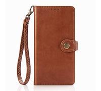 For Google Pixel 9 / Pixel 9 Pro Case Official Shockproof PU Leather Flip Wallet Phone Skin Folio Slim Magnetic Cover TPU Bumper with Stand Card Holder for Google Pixel 9 / Pixel 9 Pro Brown