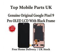 For Google Pixel 9 Pro GEC77 Genuine Original OLED LCD Screen Black Frame UK