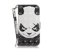 for Google Pixel 9A Wallet Case, 3D Painted Shock-Absorption Flip Case Stand PU Leather Wallet Phone Cases Card Slots Magnetic Stand function Shockproof Cover for Google Pixel 9A Angry bear