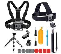 For Gopro Accessories,YHTSPORT Gopro Accessories Kit for Gopro Hero 13 12 11 10 9 8 Max 7 Session and SJ4000 Xiaomi Yi and Other Sports Cameras (Black)