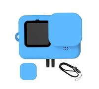 for GoPro Hero 9/10/11/12/13 Protective Housing Case Protector Soft Rubber Silicone Cover Shell (Blue)