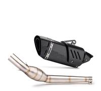 For GPR125 GPR150 Motorcycle Exhaust Modified Middle Tube Link Pipe Stainless Steel With Catalyst