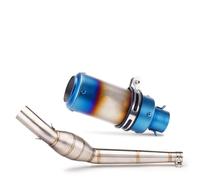 For GPR125 GPR150 Motorcycle Exhaust Modified Middle Tube Link Pipe Stainless Steel With Catalyst