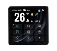 for graffiti Art Smart Thermostat WiFi Remote for access White | Central air conditioning control, stable wired connection, minimal effort operation, year-round for comfort, for smart for