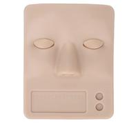 for Grafting, for Eyelashes Practice Mannequin Head, Silicone Replaced Eyelids, Lash Extension Practice (Dark Skin Tone)