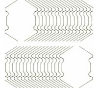 For Greenhouse W Clips Essential for Glass Installation and Replacement, Various Quantities Available (100PCS)