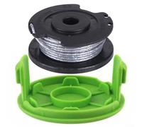 For Greenworks String Trimmer Line Spool Cover Cap Replacement Compatible with 24V Cordless Grass Trimmer Model 21287 Auto Feed Head 1.5mm 6m