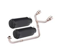 For GROM MSX125 MSX 125 SF125 Motorcycle Exhaust Full System Modify Double Hole Escape Moto Muffler 51mm Front Link Pipe