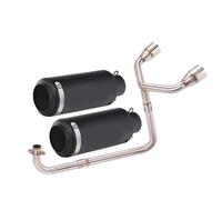 For GROM MSX125 MSX 125 SF125 Motorcycle Exhaust Full System Modify Double Hole Escape Moto Muffler 51mm Front Link Pipe