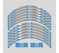 for GSR 600 GSR600 GSR Motorcycle Front and Rear Wheels Edge Outer Rim Sticker Reflective Stripe Wheel Decals
