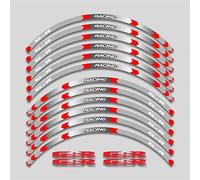for GSR 600 GSR600 GSR Motorcycle Front and Rear Wheels Edge Outer Rim Sticker Reflective Stripe Wheel Decals