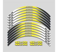 for GSR 600 GSR600 GSR Motorcycle Front and Rear Wheels Edge Outer Rim Sticker Reflective Stripe Wheel Decals