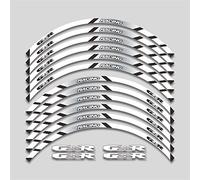 for GSR 600 GSR600 GSR Motorcycle Front and Rear Wheels Edge Outer Rim Sticker Reflective Stripe Wheel Decals