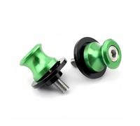 For GSXR 1000 750 600 K1 K2 K3 K4 K5 K6 K7 K8 K9 K11 Motorcycle Swingarm Spools 8MM Stand Screws M8 Aluminum Accessories Fairing Bolt Kit(GREEN)
