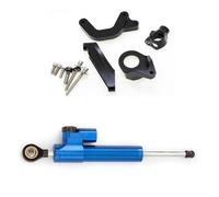 For GSXR1000 For GSXR 1000 K9 2009-2015 Motorcycle Steering Dampers Stabilize Damper Bracket Mounting Kit Stabilizer Linear(Blue set)