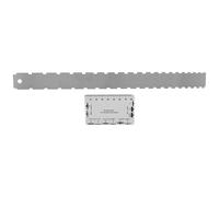 For Guitar Neck Notched Straight Edge Luthiers Tool With String Action Ruler Gauge For Gibson