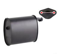For Gx160 Fuel Generator Muffler Compatible With 168f 2kw Engine Exhaust Pipe Black Silencer For Quiet Operation And Easy Install