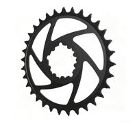 for gxp Direct Mount Chainring 6mm Offset Black Finish for | 6mm offset corrects chain line, narrow wide teeth prevent drops, fits for gxp cranks, black anodized finish(32T)