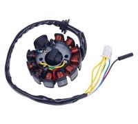 For GY6 125cc 150cc For Scooter Moped ATV Go Kart Quads 152QMI 157QMJ Engine (4+2) 11 Coil Magneto Alternator Stator Voltage Regulator Stator Coil Ignition Generator