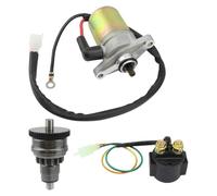 For GY6 47cc 49cc 50cc 60cc 80cc 100cc 4-Stroke 139QMB 139QMA 147QMD ATV Motorcycle Scooter Moped For TaoTao Starter Motor Tilt Trim Relay Motorcycle Starter Motor Engines