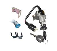 For GY6 49 50cc Scooters Motorcycle Gas Fuel Tank Cap Ignition Switch Start Lock Contact Key Set Universal Ignition Switch