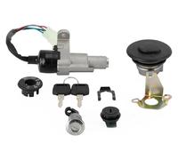 For GY6 For 49cc 50cc 70cc 90cc 100cc 110cc 125cc 150cc Chinese Scooters Ignition Barrel Motorcycle Switch Key Tank Cap Seat Lock Set Motorcycle Ignition