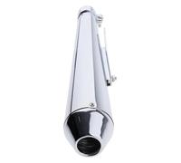 For H&arley 35-43mm Motorcycle Exhaust Muffler Silencer Pipe 1.38-1.7 Inch OD Inlet diameter slip exhaust pipe(A)
