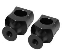 For H&arley For Dy&na For Spo&rtster Clamp 22mm 25mm Black Motorcycle Handle Bar Risers Mounting 1 Pair Handle Bar Riser
