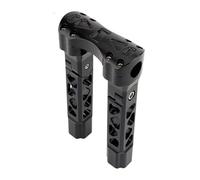 For H&arley For Spo&rtster 883 XL For Street For Bob For Dyna Kickback Pull-back Motorcycle Handlebar Risers Clamp Handlebar 1inch 25mm Handlebar Risers(8.5 Black)