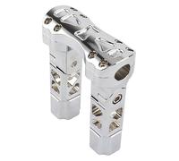 For H&arley For Spo&rtster 883 XL For Street For Bob For Dyna Kickback Pull Back Motorcycle Handlebar Risers Clamp Handle Bar Riser(6.5 Chrome)