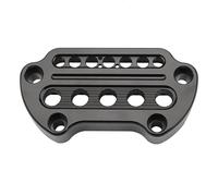 For H&arley For Spo&rtster For XL883 For XL1200 For Dyna For Bob For Motorcycle Indicator Light For Handlebar Top Bar Riser Clamp Mount Riser Clamp Mount Kit(Black)