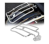 For H&arley XL For Sportsters 2004-2021 XL1200 883 Motorcycle Black Chrome Steel Rear Seat Luggage Rack Support Shelf Rear Racks For Motorbikes(Silver)