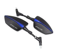 For H&OND&A PCX125 PCX 125 PCX150 PCX 150 PCX160 2016-2021 Motorcycle Handlebar Rear View Mirrors Blue Anti-glare Mirror(Blue-2)