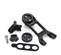 For H11 H36 Integrated Road Bike Handlebar Computer Mount, Adjustable Aluminium Alloy Extension Bracket Compatible for Garmin-Bryton-CATEYE, Black