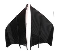 For H2/H2R Scooter Motorcycle Side Wind Winglet Spoiler Motorcycle Winglet Aerodynamic Wing Kit Spoiler Side Panel Cover Fairing(Black)