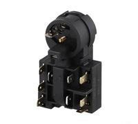 For Haier Compatible Start Relay Qp3-12a For Refrigerator Compressor Overload Protector Wear Resistant Black Part Designed For Professional Use And Easy Install